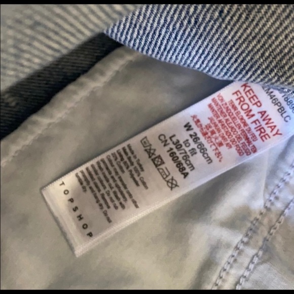 Topshop distressed blue denim mom jeans - Picture 7 of 9